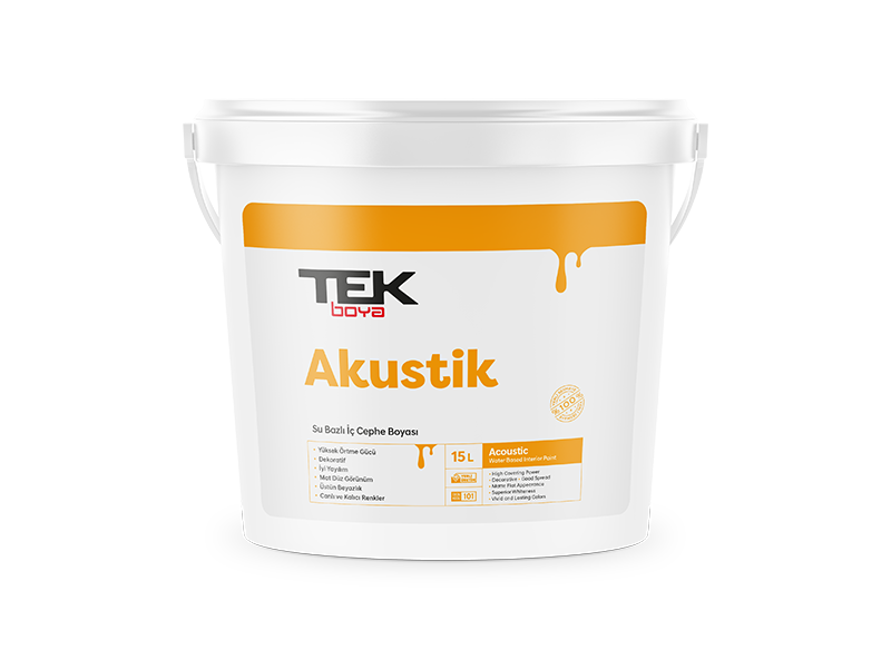 Akustik Parlak İç Cephe Boyası