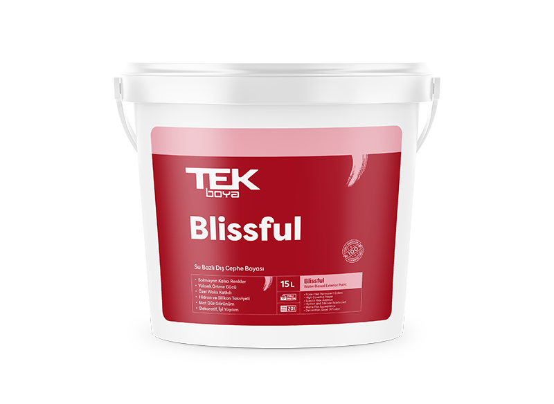 Blissful Silikonlu Canlı Parlak Dış Cephe Boyası